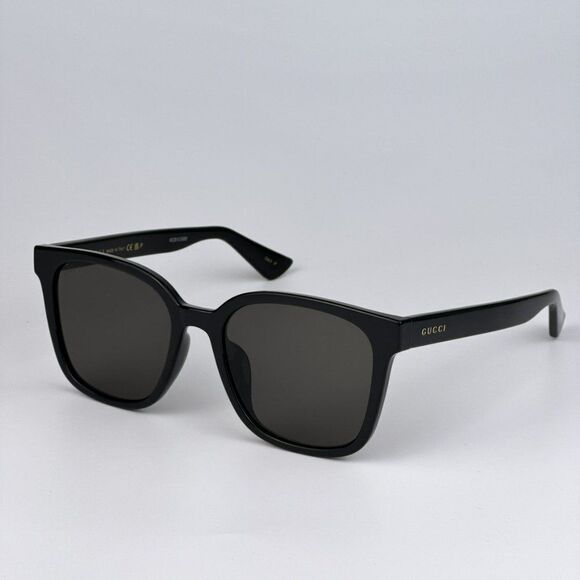 NEW Gucci GG1346SK 002 Black Brown Polarized Square Unisex Sunglasses GG 1346SK - Picture 7 of 15